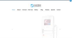 Desktop Screenshot of californiacosmetic.com
